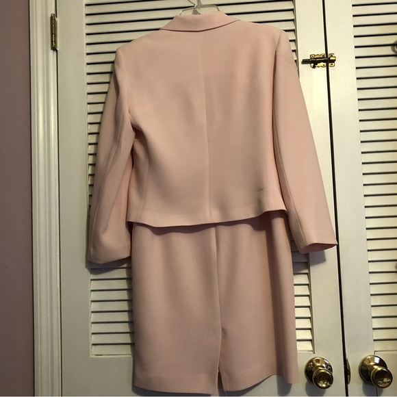 Casual Corner Annex Light Pink 6 Petite Sleeveless Dress with Jacket - Picture 2 of 5